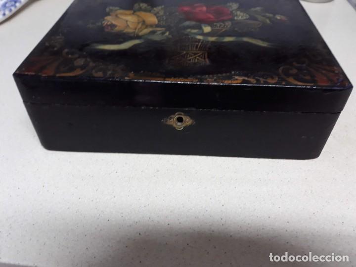 Coleccionismo: Joyero madera espejo - Foto 1