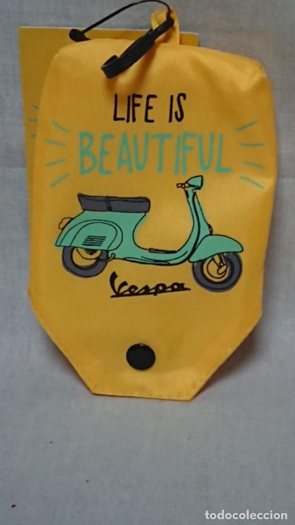 Coleccionismo: BOLSA NUEVA ORIGINAL DE MOTO VESPA