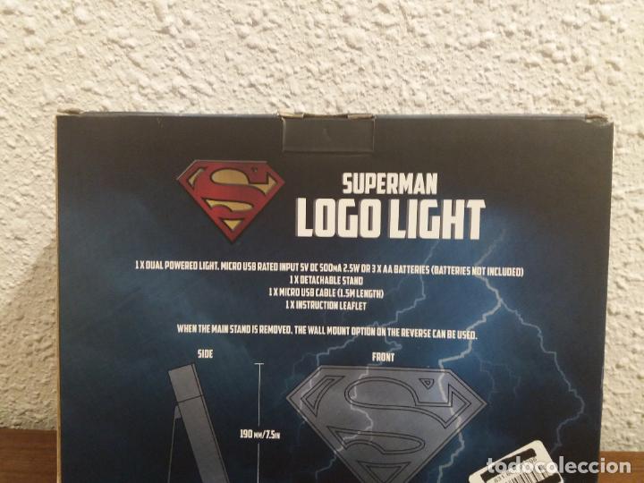 Coleccionismo: SUPERMAN LOGO LIGHT - Foto 7