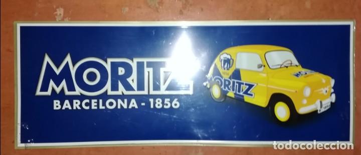 Coleccionismo: Letrero cerveza Moritz - Foto 1