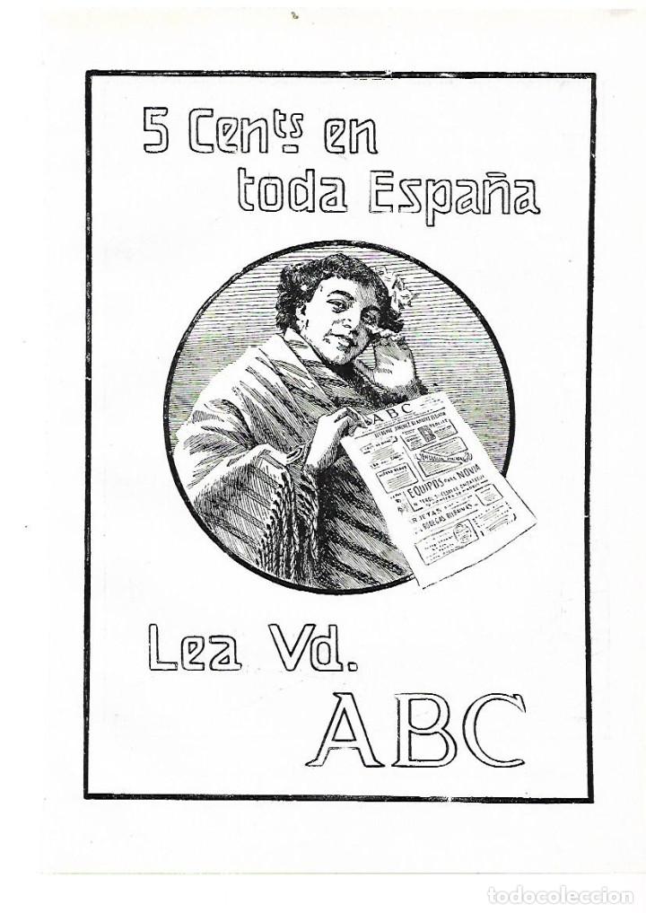 Collezionismo: A&Ntilde;O 1914 RECORTE PRENSA PUBLICIDAD DEL DIARIO ABC