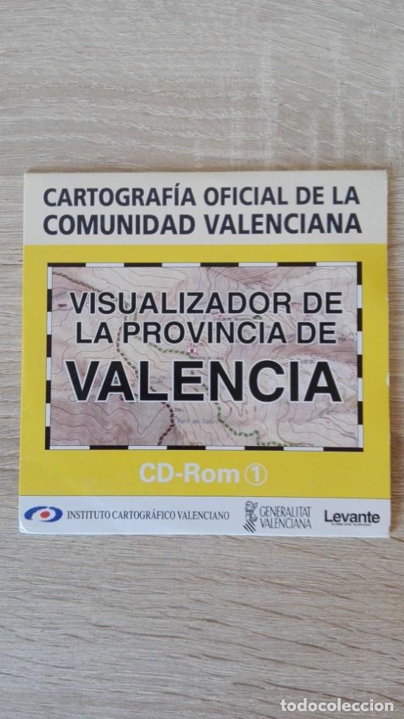 Coleccionismo: CARTOGRAF&Iacute;A OFICIAL DE LA COMUNIDAD VALENCIANA-CD ROM 1-PROV.VALENCIA-LEVANTE EMV-A&Ntilde;O 2000