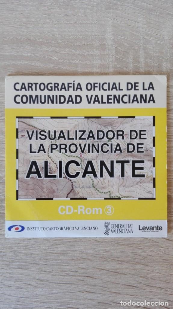 Coleccionismo: CARTOGRAF&Iacute;A OFICIAL DE LA COMUNIDAD VALENCIANA-CD ROM 3-PROV.ALICANTE-LEVANTE EMV-A&Ntilde;O 2000