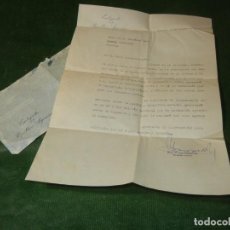 Coleccionismo: FOLIO MEMBRETE EMBAJADA REPUBLICA ARGENTINA EN MADRID 1964 ACOMPAÑA SOBRE MEMBRETE