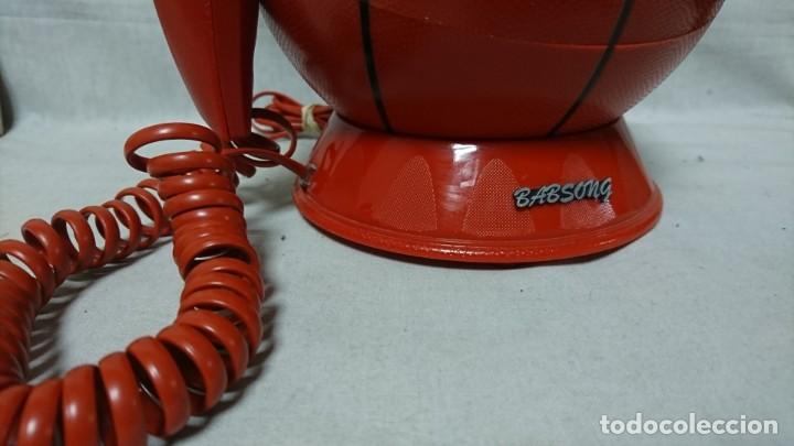 Coleccionismo: TEL&Eacute;FONO FORMA DE BAL&Oacute;N DE BALONCESTO, FUNCIONANDO - Foto 2