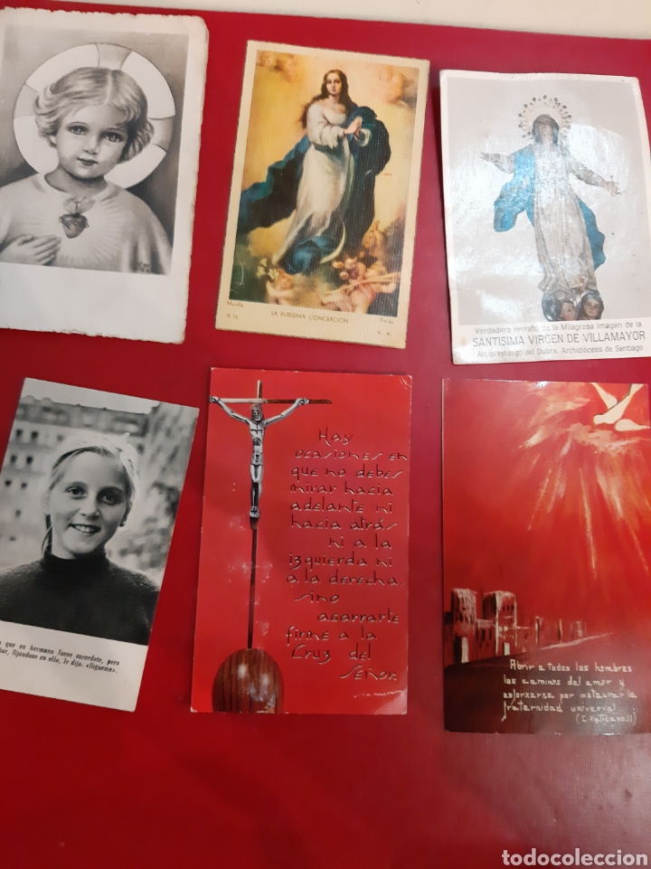 Coleccionismo: Postales recordatorios religioso - Foto 1