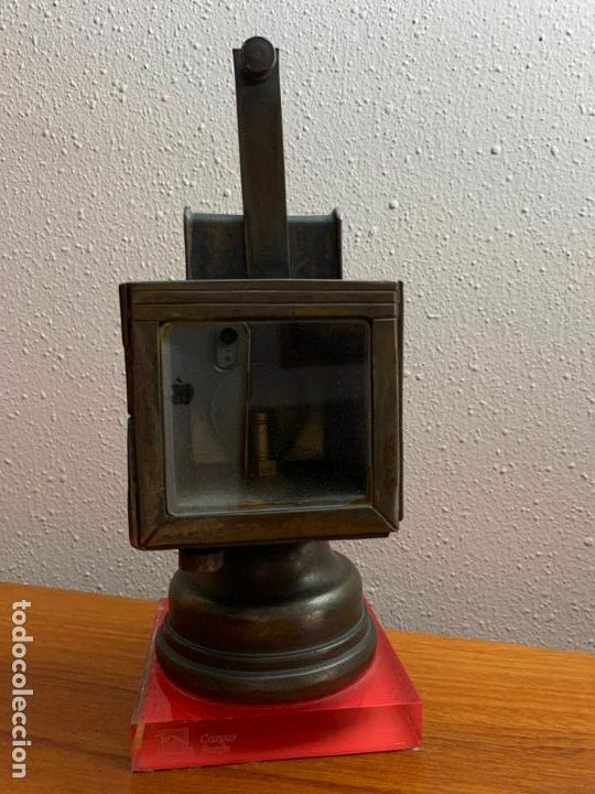 Coleccionismo: RENFE FAROL SOBRE PEANA - Foto 2