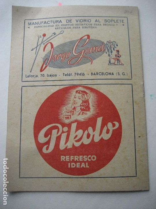 Coleccionismo: Barcelona. San Gervasio. Programa Fiesta Mayor 1949. - Foto 4