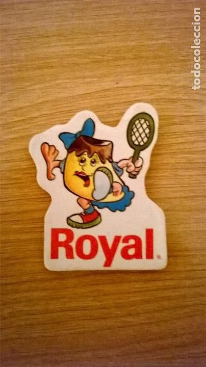 Coleccionismo: Iman para nevera flan royal - Foto 1