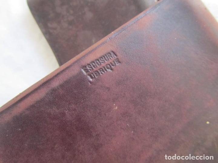 Coleccionismo: Tabaquera de cuero de Ubrique - Foto 6