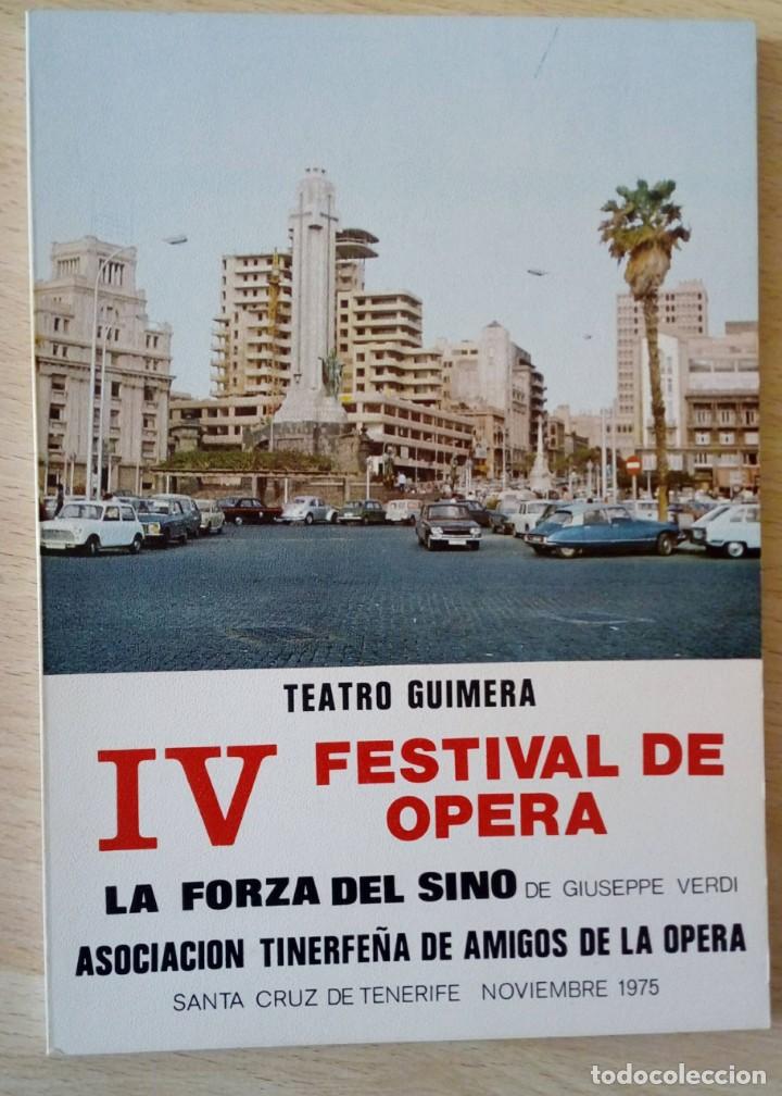 Coleccionismo: Libreto IV Festival de Opera Teatro Guimer&aacute; Santa Cruz de Tenerife 1975