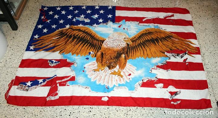 bandera de estados unidos con el aguila calva - - Compra venta en  todocoleccion