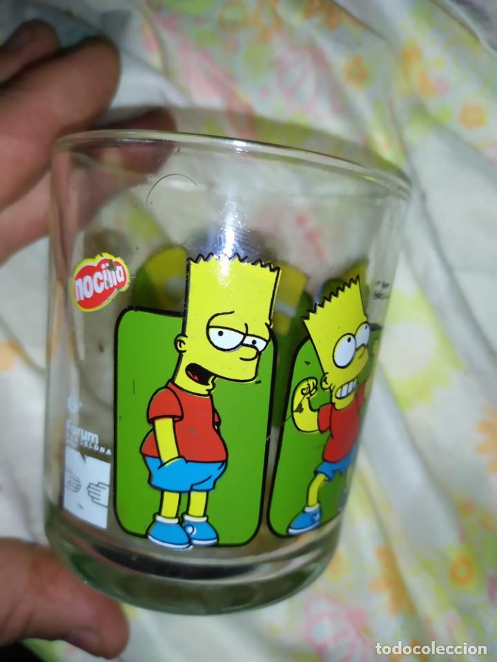 Coleccionismo: Vaso de cristal de morcilla promoci&oacute;n los simpsons