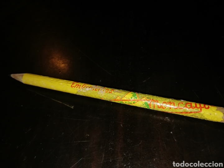 Coleccionismo: Antiguo lapicero con publicidad de embutidos moncayo olvega soria