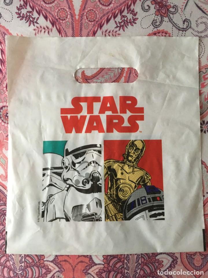 Coleccionismo: ANTIGUA BOLSA DE PLASTICO PUBLICIDAD STAR WARS LA GUERRA DE LAS GALAXIAS