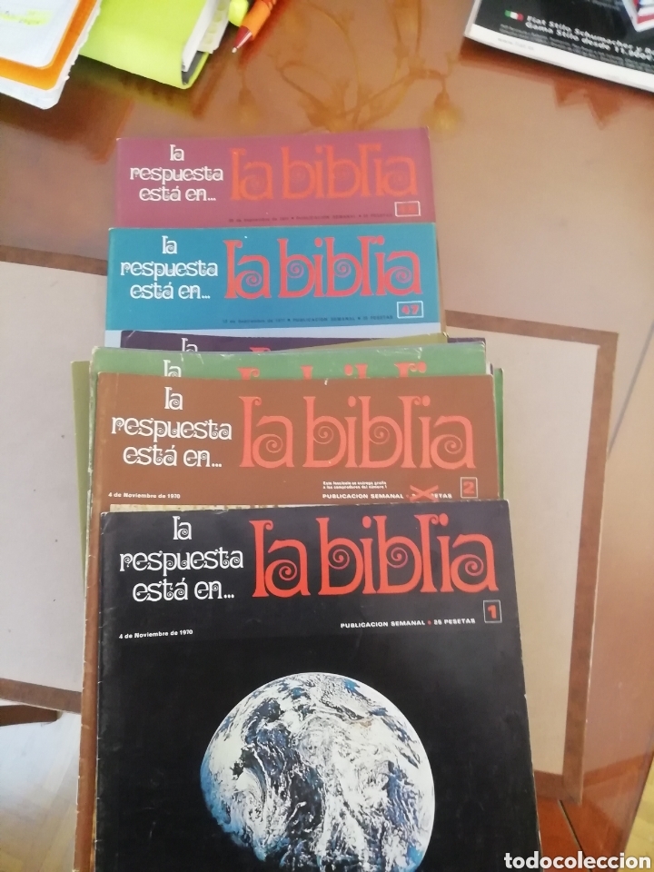 Coleccionismo: La biblia. 48 fasciculos. Editorial tu&ntilde;on. 1981
