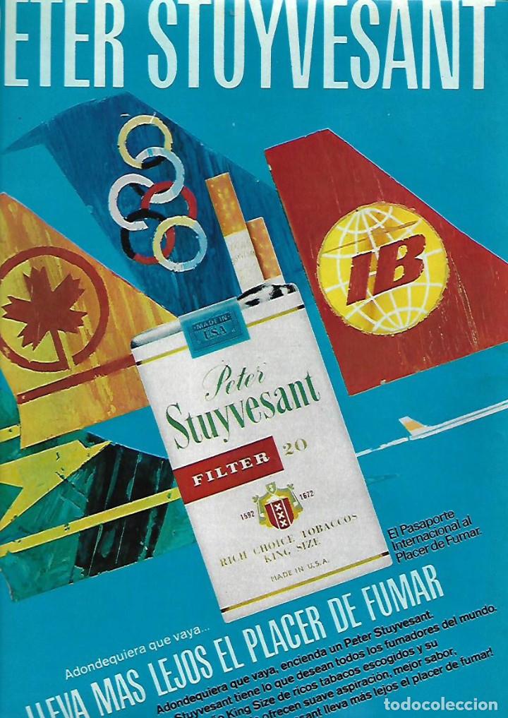 Sammelleidenschaft Papier: A&Ntilde;O 1971 RECORTE PRENSA PUBLICIDAD PETER STUYVESANT TABACO CIGARRILLOS FUMAR