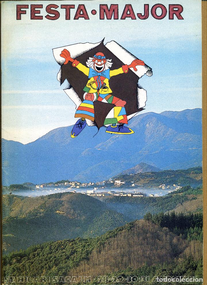 Coleccionismo: PROGRAMA FESTA MAJOR DE ST. HILARI SACALM 1986