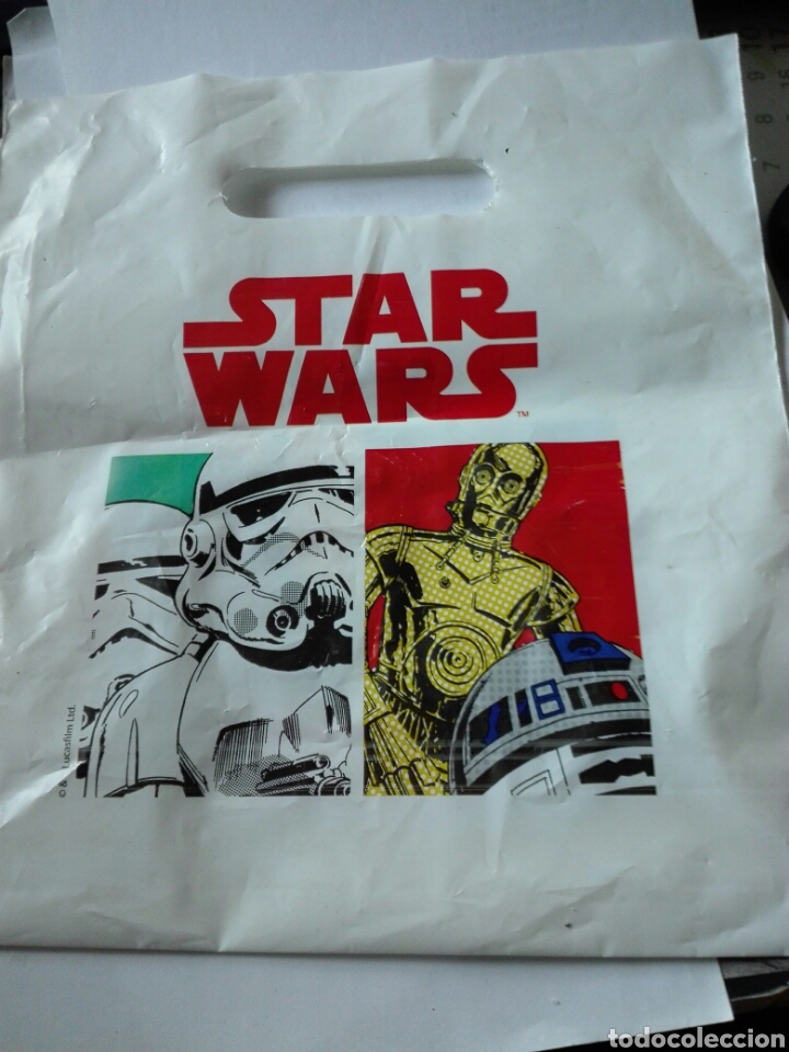 Coleccionismo: BOLSA PLASTICO PUBLICIDAD REPSOL STAR WARS
