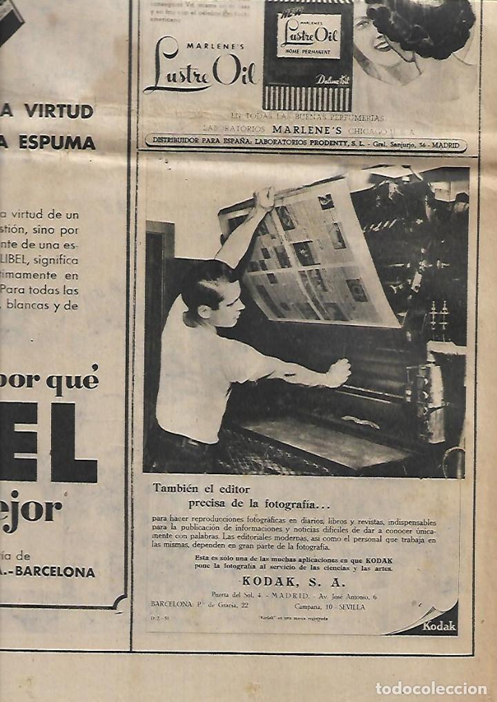Collezionismo: A&Ntilde;O 1951 RECORTE PRENSA PUBLICIDAD KODAK FOTOGRAFIA