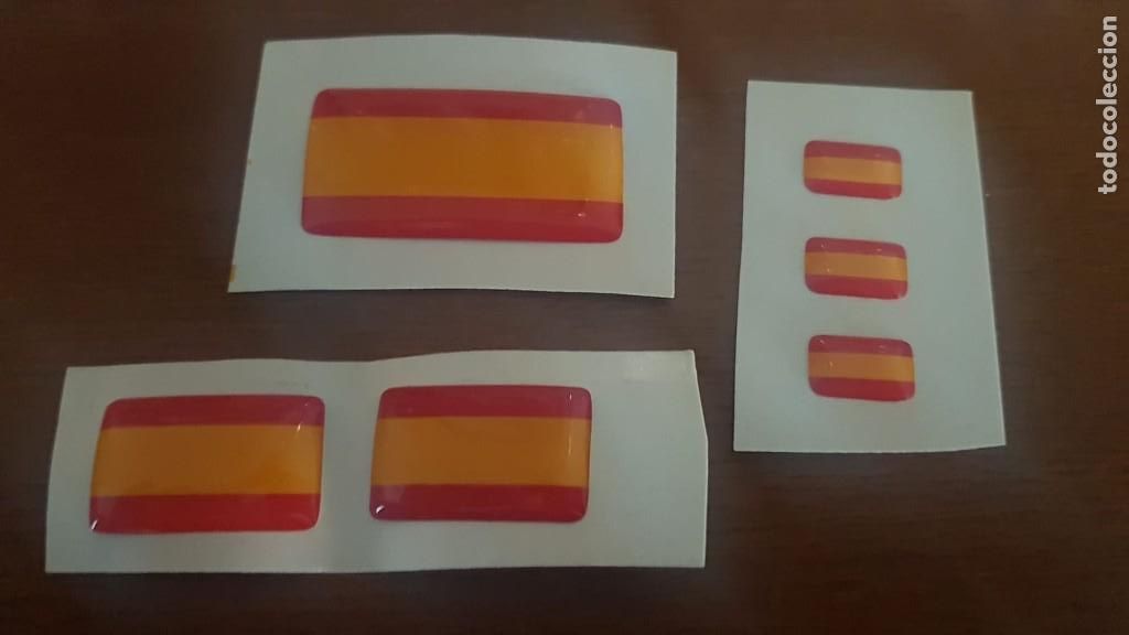 Coleccionismo: PEGATINAS DE ESPA&Ntilde;A CON GOTA DE RESINA