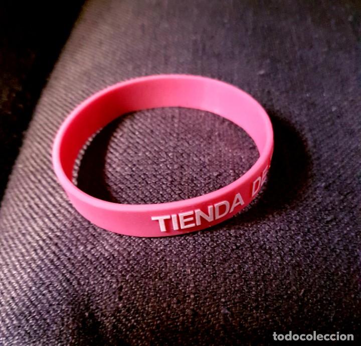 Coleccionismo: Pulsera de goma con publicidad - Foto 3