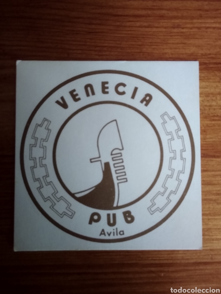 Coleccionismo: Posavasos de &Aacute;vila , pub venecia - Foto 1