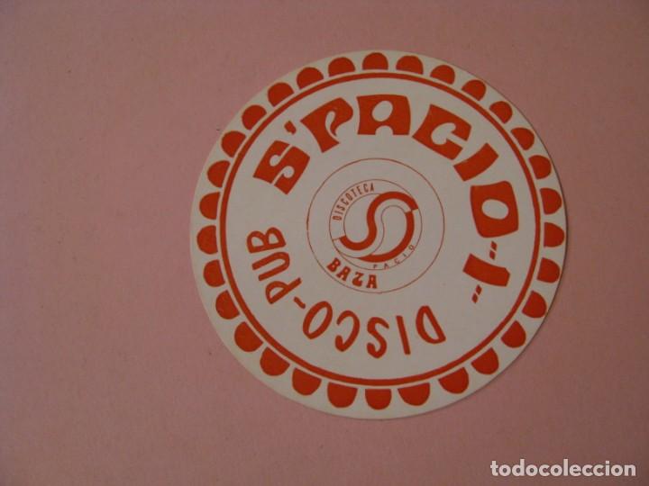 POSAVASOS DISCO PUB S'PACIO 1. BAZA.