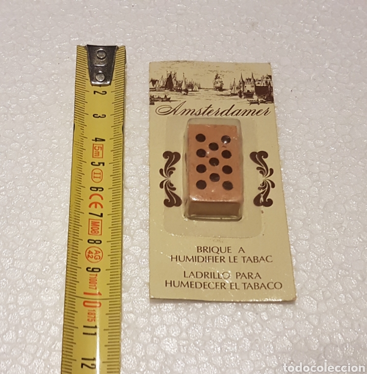 Coleccionismo: LADRILLO PARA HUMEDECER TABACO - Foto 2
