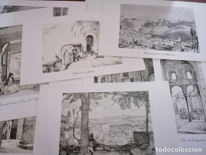 Collectionnisme: 10 L&Aacute;MINAS DE LA ALHAMBRA DE GRANADA ANTIGUA. TAMA&Ntilde;O POSTAL. DIFICILES. BUEN ESTADO.
