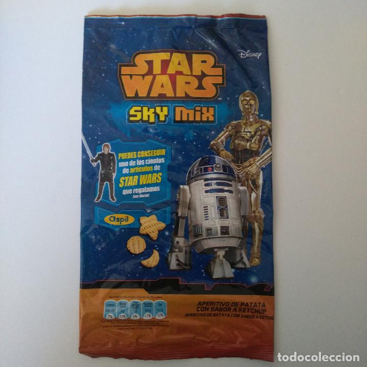 Coleccionismo: BOLSA PATATAS VACIA ENVOLTORIO STAR WARS SKY MIX aspil estrellas estrellitas snacks