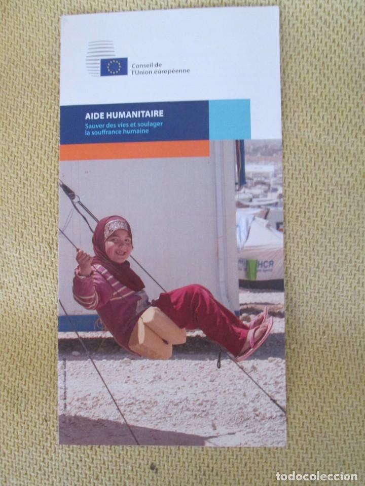 Coleccionismo: AIDE HUMANITAIRE - CONSEIL DE L'UNION EUROP&Eacute;ENNE (FRANCES)