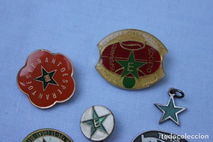 Coleccionismo: 7 INSIGNIAS ESPERANTO - Foto 2