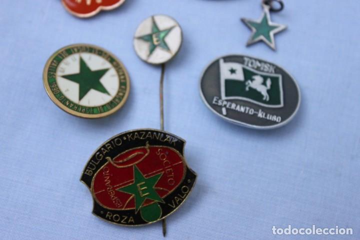 Coleccionismo: 7 INSIGNIAS ESPERANTO - Foto 3