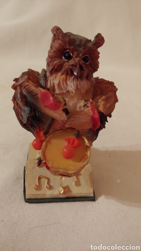 Coleccionismo: Figura p&aacute;jaro m&uacute;sico - Foto 1