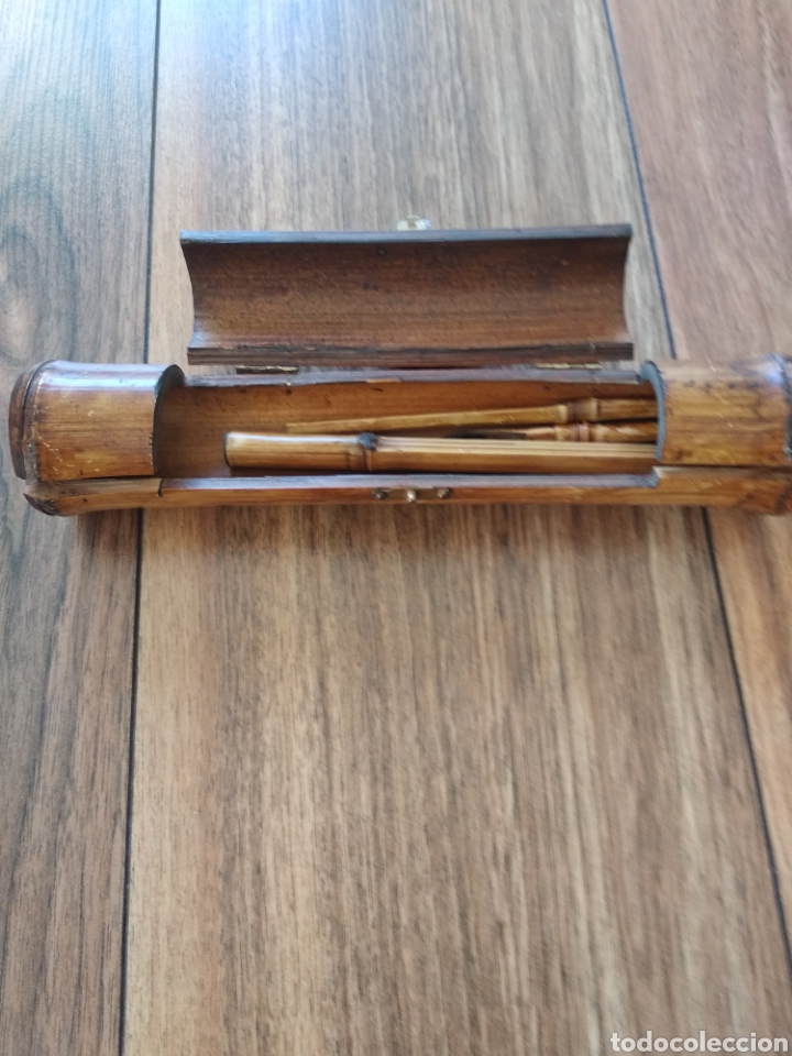 Coleccionismo: Antigua pluma en su estuche - Foto 4