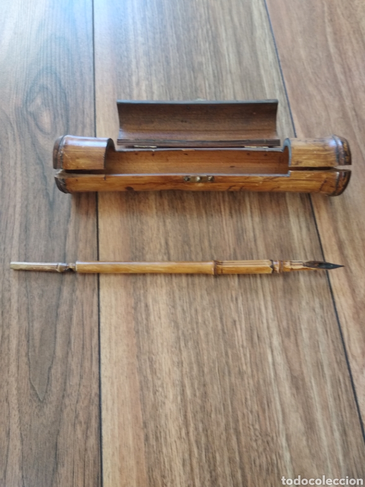 Coleccionismo: Antigua pluma en su estuche - Foto 8