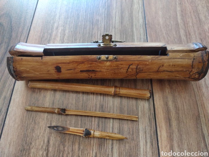 Coleccionismo: Antigua pluma en su estuche - Foto 5