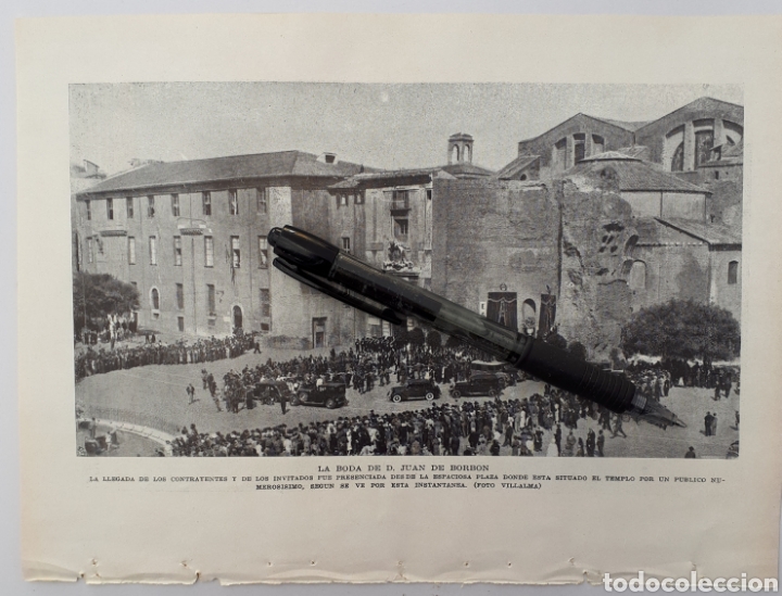 Coleccionismo: LA BODA DE D. JUAN DE BORBON / LA VIRGEN DEL PILAR. 1935