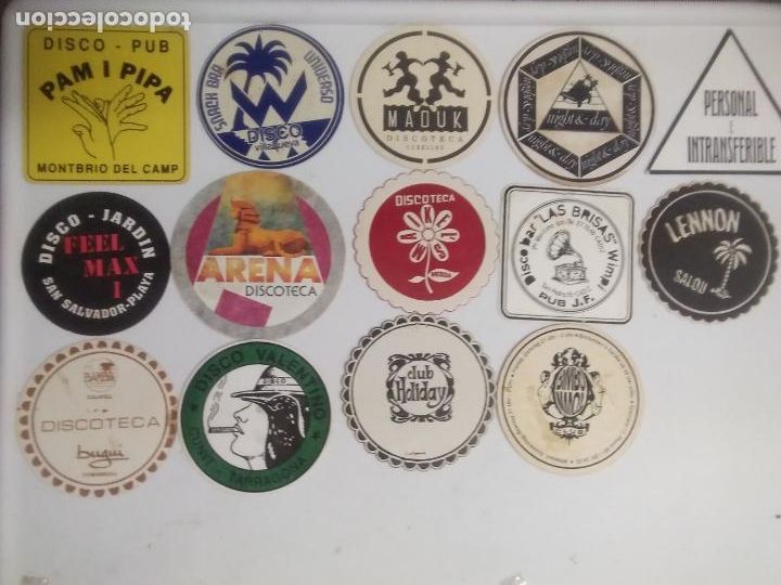 Coleccionismo: Lote 14 posavasos Discotecas, Clubs