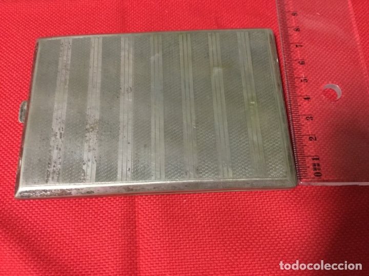 Coleccionismo: PITILLERA MET&Aacute;LICA CON INICIALES - Foto 3