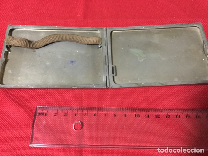 Coleccionismo: PITILLERA MET&Aacute;LICA CON INICIALES - Foto 5