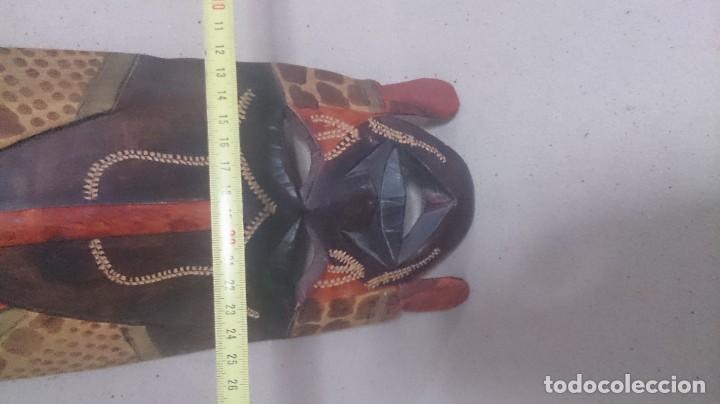 Coleccionismo: M&aacute;scara africana de madera - Foto 2