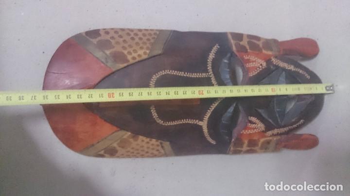Coleccionismo: M&aacute;scara africana de madera - Foto 3