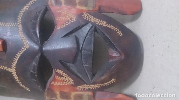 Coleccionismo: M&aacute;scara africana de madera - Foto 11
