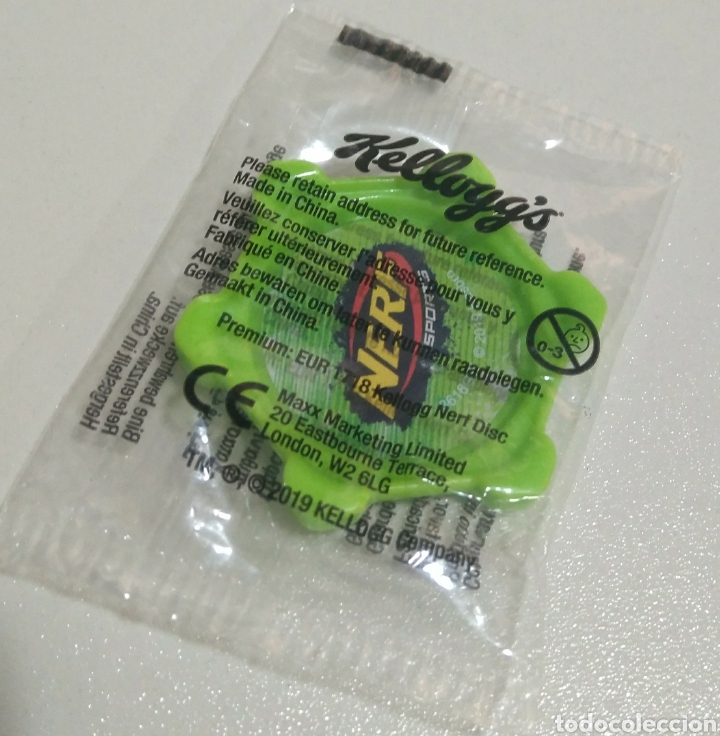 Coleccionismo: Nerf Kelloggs 2019 disco Kellogg kellog pROMOCIONAL precintado Hasbro disc