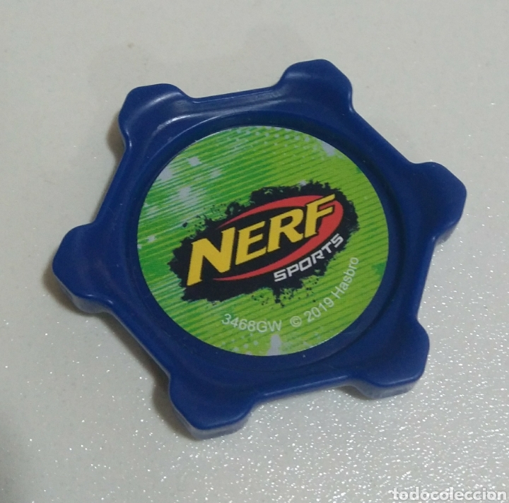 Coleccionismo: Nerf Kelloggs 2019 disco Kellogg kellog pROMOCIONAL azul verde Hasbro disc