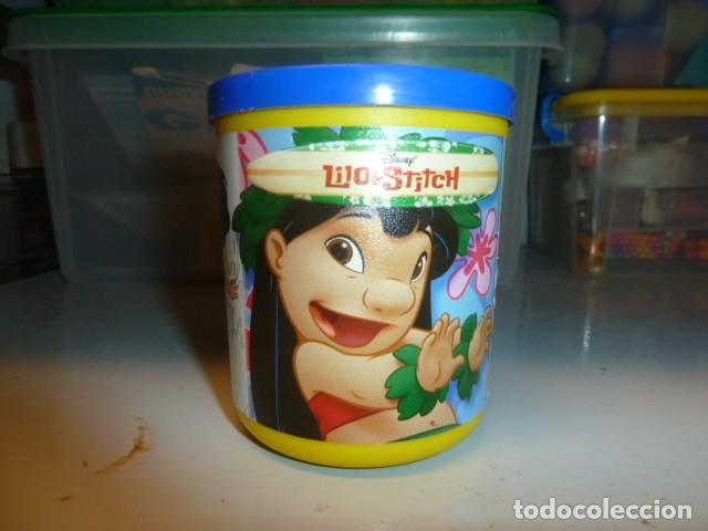 Coleccionismo: Vaso pl&aacute;stico Lilo & Stitch. Nocilla