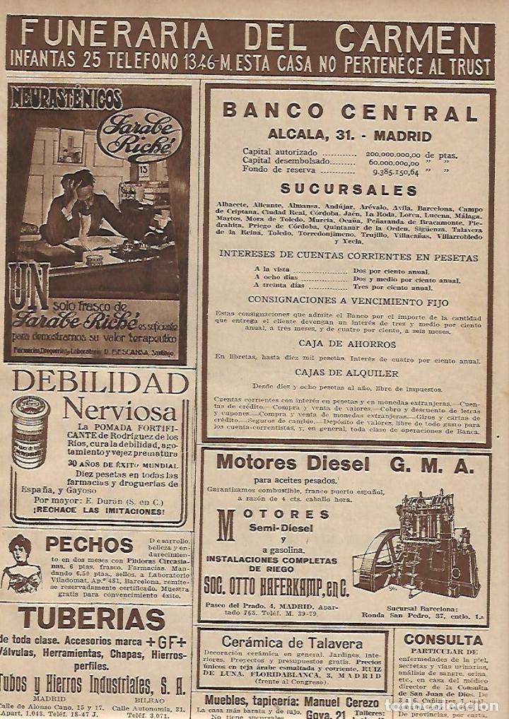 Sammelleidenschaft Papier: A&Ntilde;O 1925 RECORTE PRENSA PUBLICIDAD JARABE RICHE RECONSTITUYENTE LABORATORIOS BESCANSA COMPOSTELA