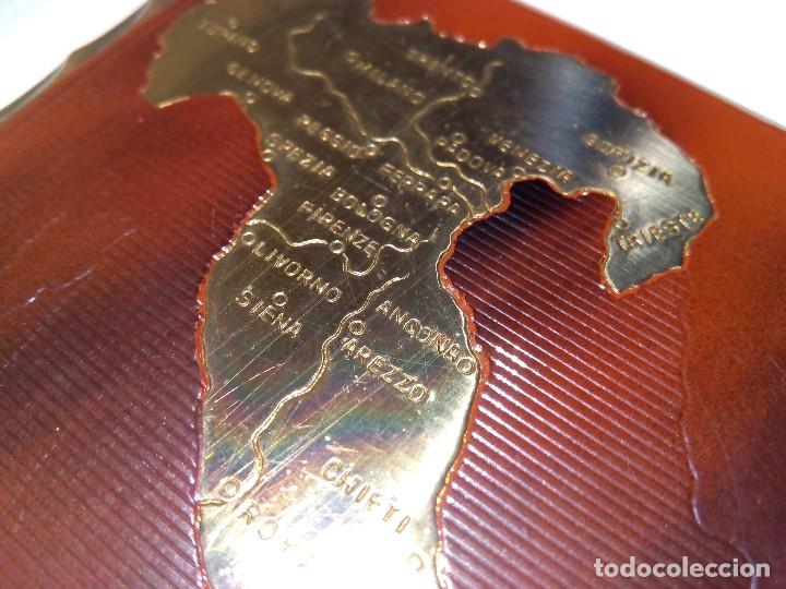Coleccionismo: ANTIGUA PITILLERA MAPA DE ITALIA - Foto 4